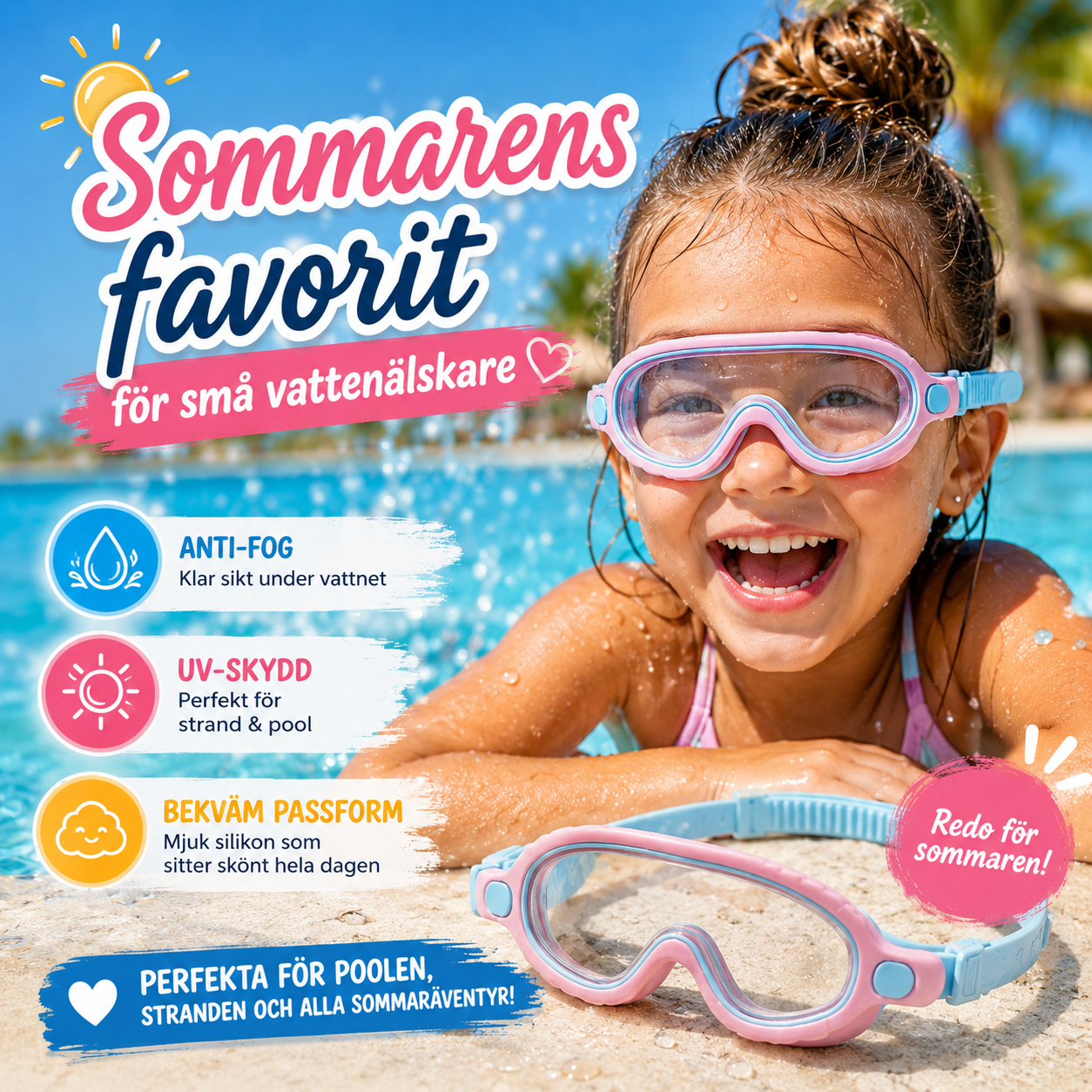 Färgglada Simglasögon för Barn - Säkra och roliga!